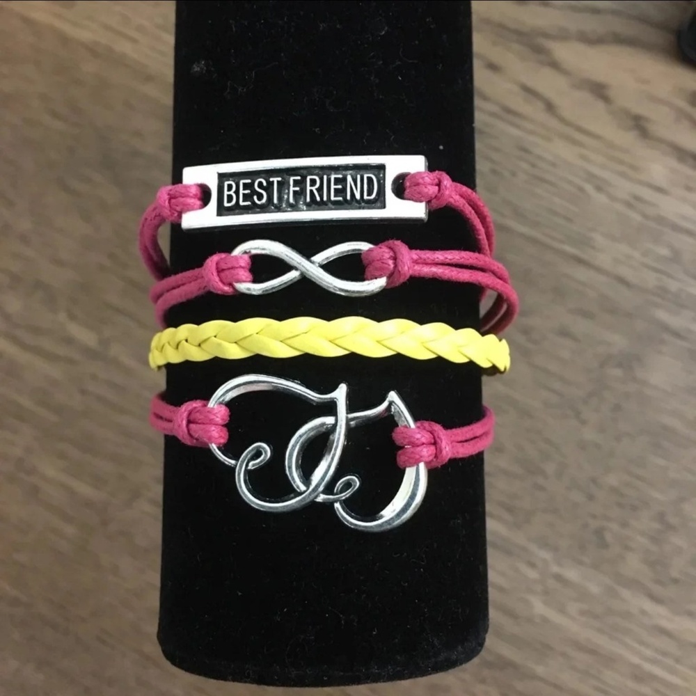 3/$15 ** Best Friend Infinity Hearts Bracelet NWOT